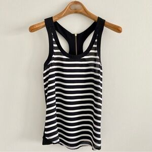 Express Racerback Black & White Tank Size XS
